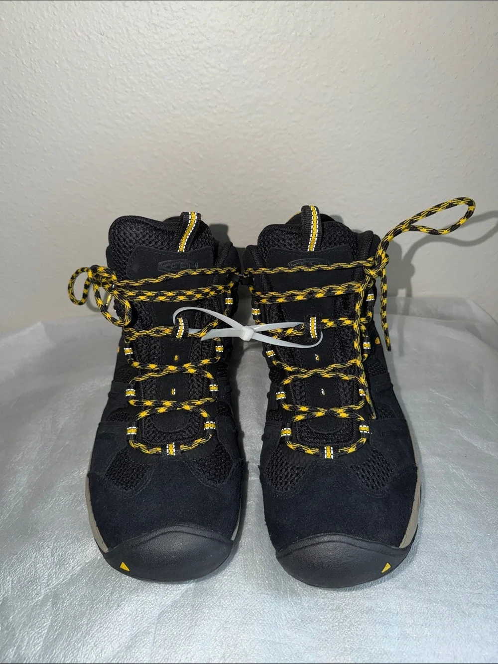 Keen  Black Sneakers with Yellow Accents